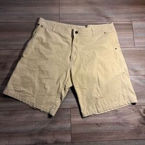 Kuhl Mens Khaki Beige Hiking Outdoor Casual Shorts Size 40 Bin O-27